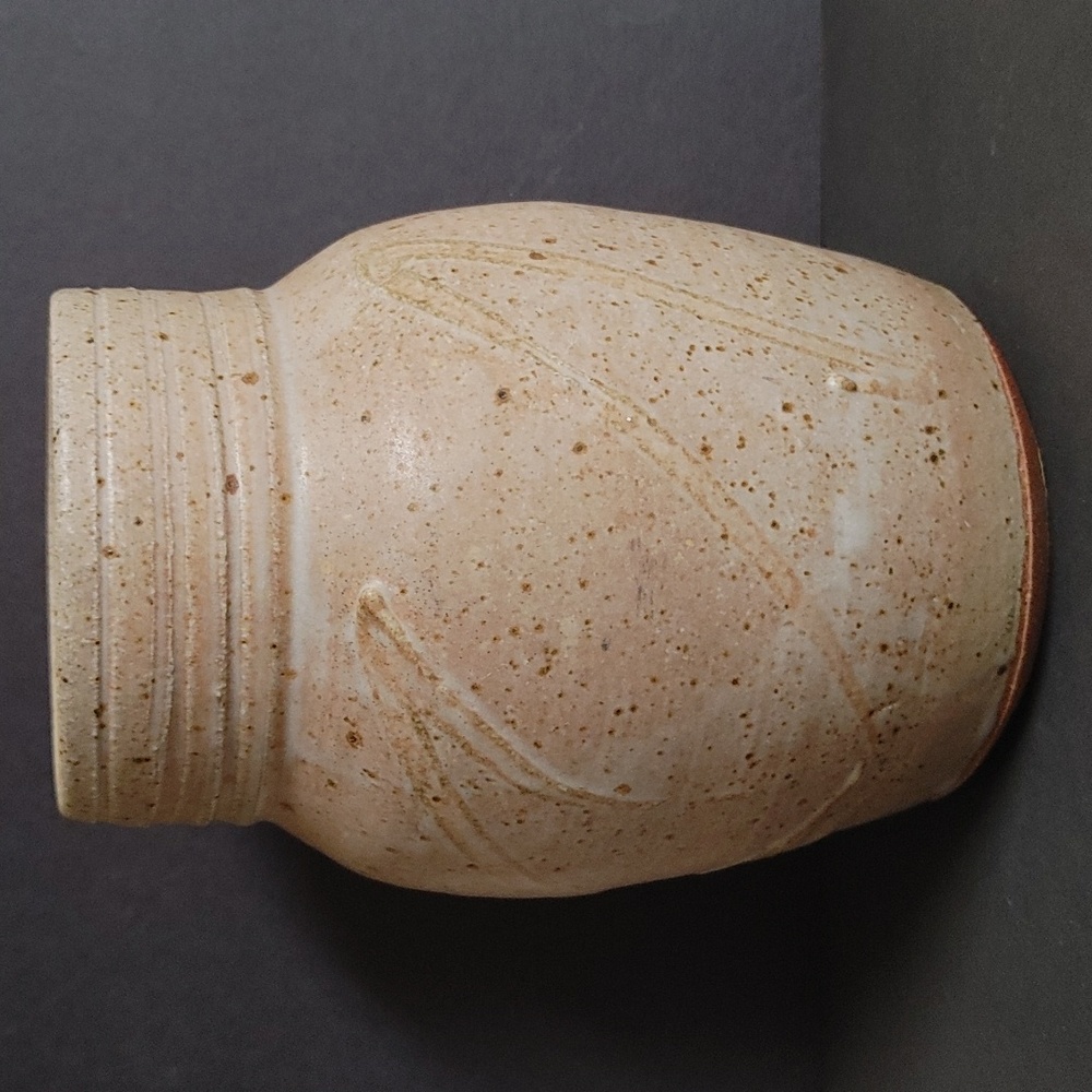 Artisan Ceramic Vase Signed Mary Richardson